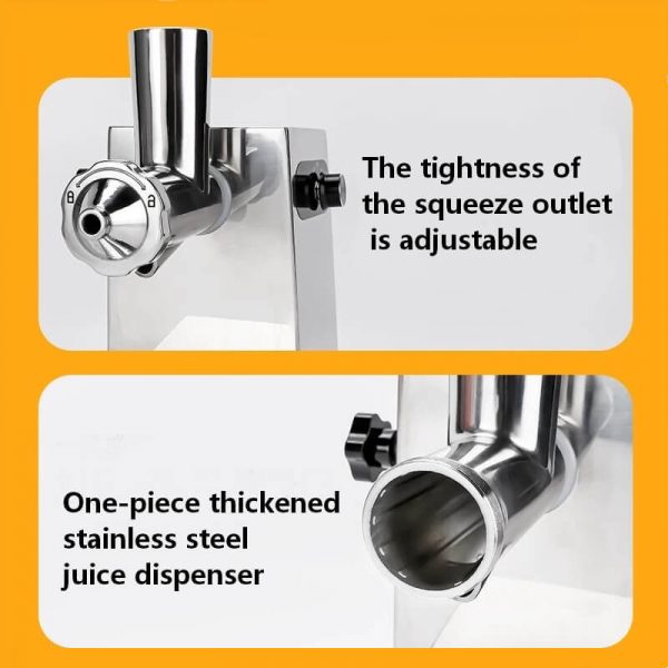 Stainless Steel Cold Press Juicer | Slow Juicer Machine - Image 5
